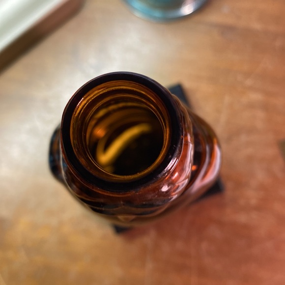 1961 Mrs. Butterworth, Pancake Syrup amber glass Vintage - Picture 10 of 10